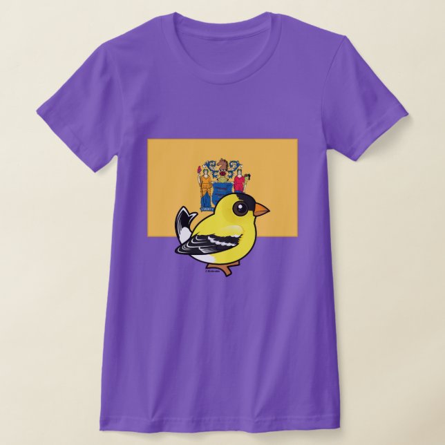 Camiseta Estado Birdorable of New Jersey (Postura )