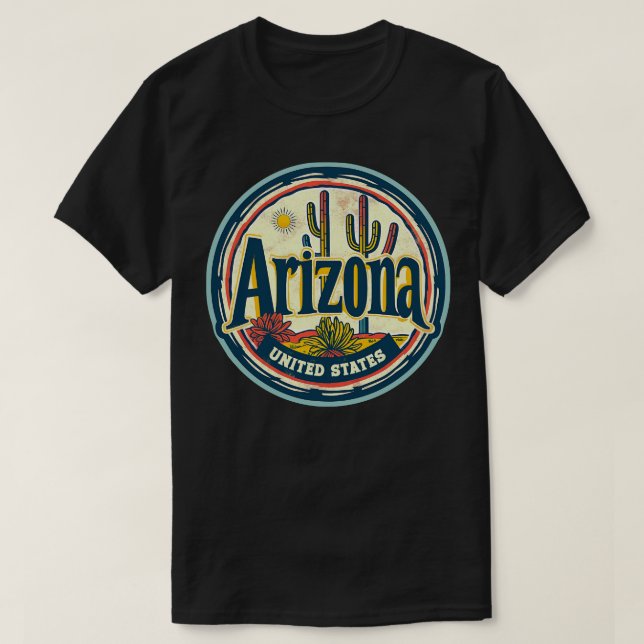 Camiseta Estado da arizona (Frente do Design)