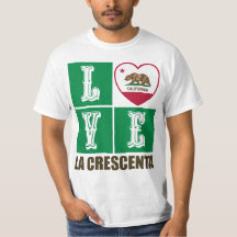 Estado da Califórnia Flag Heart La Crescenta