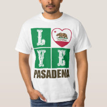 Estado da Califórnia Flag Heart Pasadena