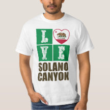 Estado da Califórnia Flag Heart Solano Canyon