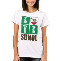 Estado da Califórnia Flag Heart Sunol