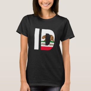Camiseta Estado da Califórnia Flag Idaho ID Boise Cities e