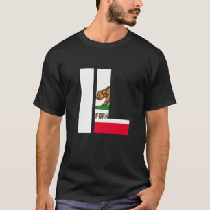 Camiseta Estado da Califórnia Flag Illinois IL Cities and R