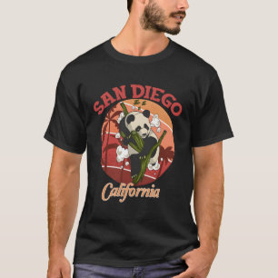 Camiseta Estado da Califórnia San Diego Panda Zoo