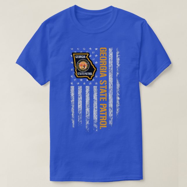 Camiseta Estado da Geórgia - Patrulha Americana (Frente do Design)