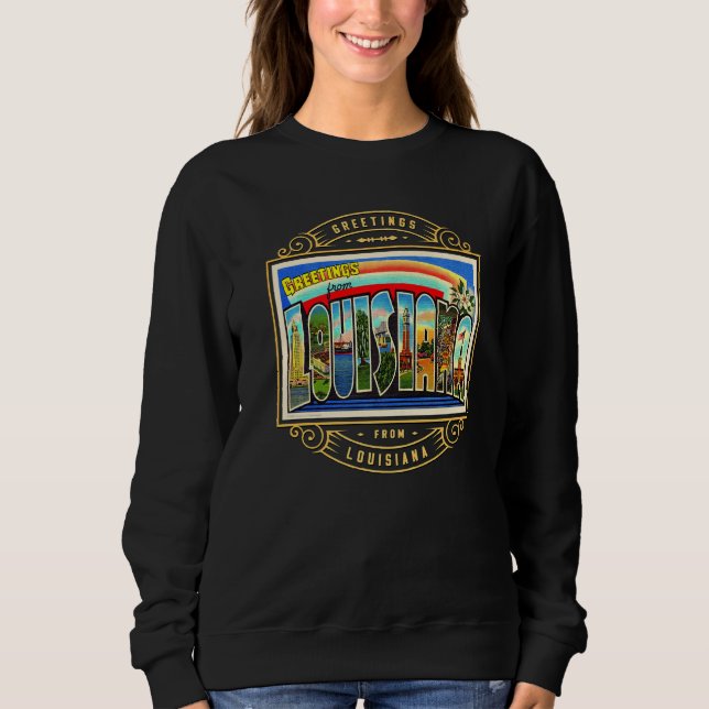 Camiseta Estado Da Louisiana (Frente)
