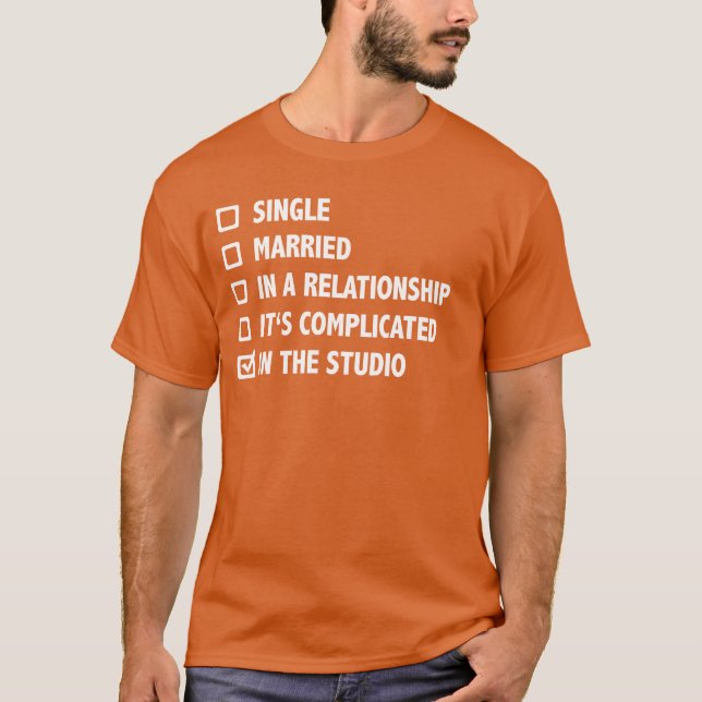Camiseta Estado da Relação Vintage do Estúdio (Frente)