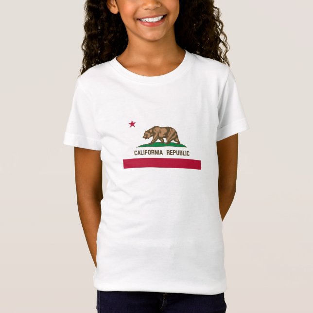 Camiseta Estado da República da Califórnia (Frente)