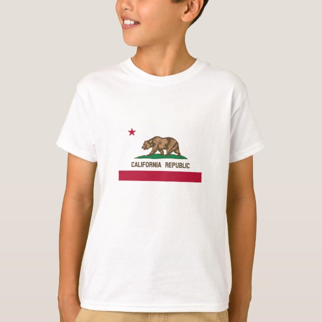 Camiseta Estado da República da Califórnia (Frente)
