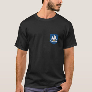 Camiseta Estado De Bandeira Da Louisiana Souvenir A
