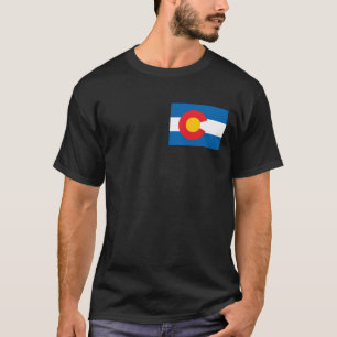 Camiseta Estado de bandeira de Colorado