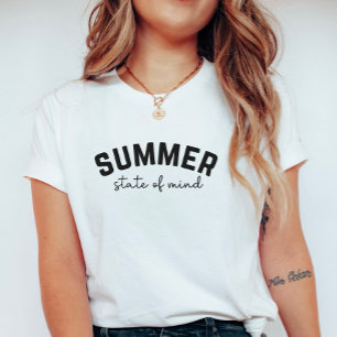 Camiseta Estado de Espírito de Verão; Vibrações Mínimas de