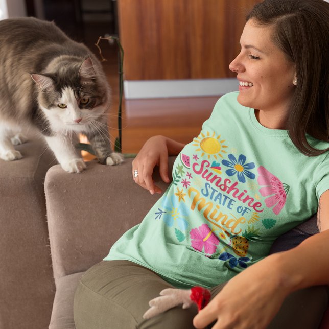 Camiseta Estado de espírito sunshine (Sunshine State of Mind Tri-Blend Shirt)