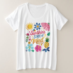 Camiseta Estado de espírito sunshine