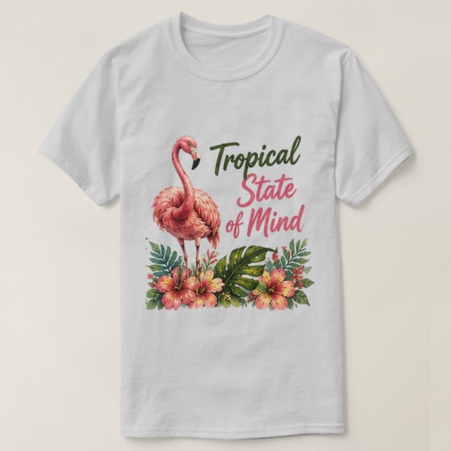 Camiseta Estado de Espírito Tropical (Frente do Design)
