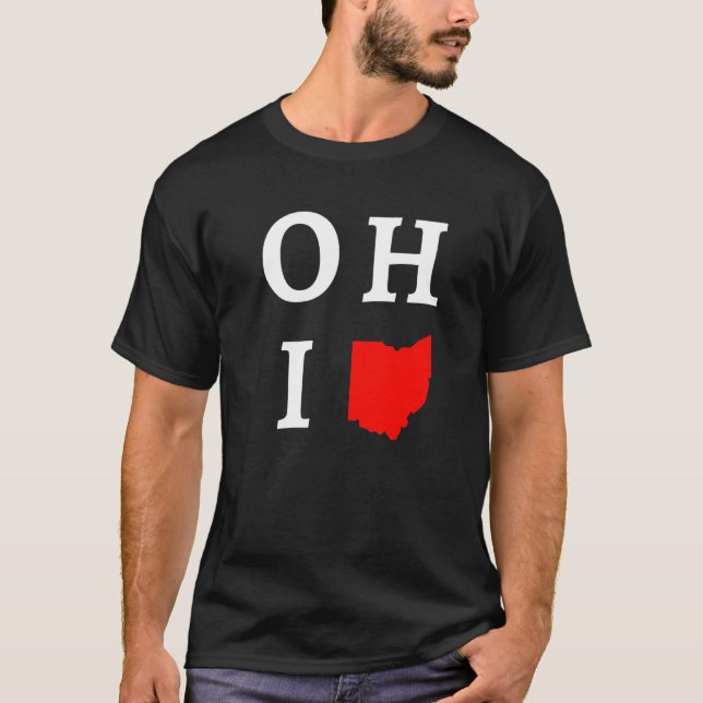 Camiseta Estado de Forma Residencial de Ohio (Frente)