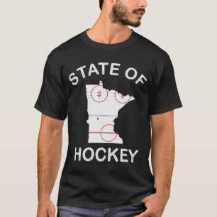 Camiseta Estado de Hockey Hoodie State of Hockey