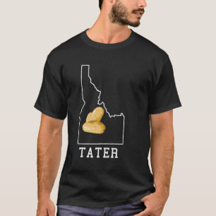 Camiseta Estado De Idaho Mapa De Batata Idahoan Idaho