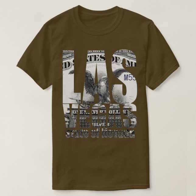 Camiseta Estado de Las Vegas de Nevada (Frente do Design)