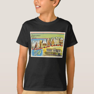 Camiseta Estado de lembrança velha APROVADA das viagens