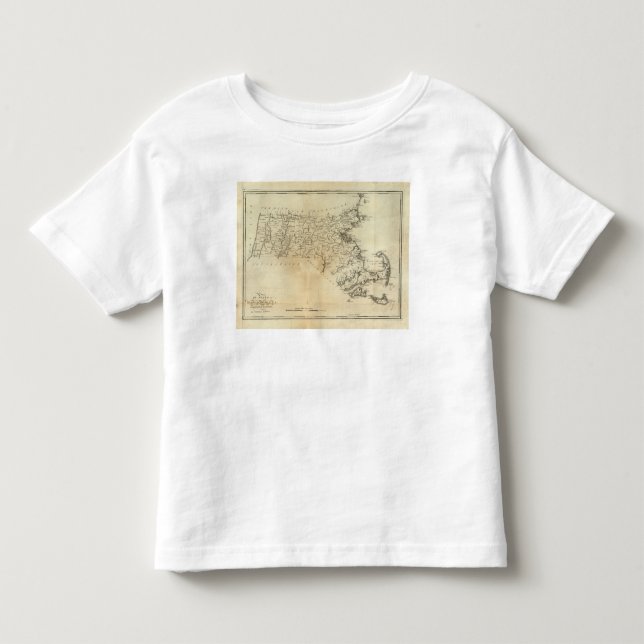 Camiseta Estado de Massachusetts (Frente)