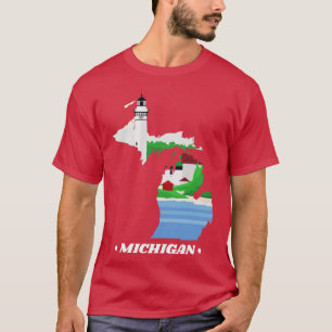 Camiseta Estado de Michigan