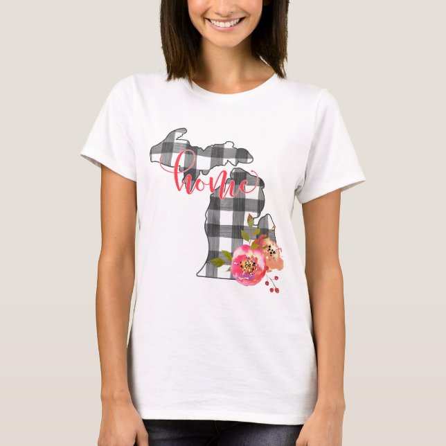 Camiseta Estado de Michigan (Frente)