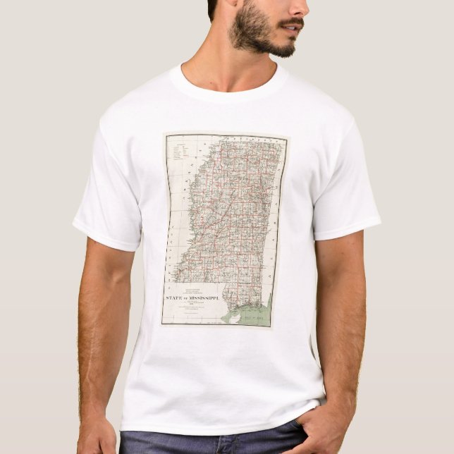 Camiseta Estado de Mississippi (Frente)