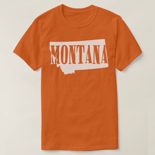 Camiseta Estado de Montana (Frente do Design)