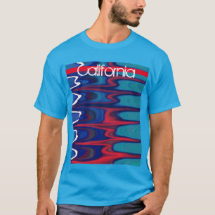 Camiseta Estado de Movimento de Abstrato de Fluxo de Água
