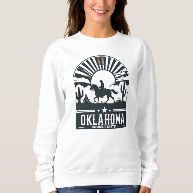 Camiseta Estado de Oklahoma mais cedo (Frente)