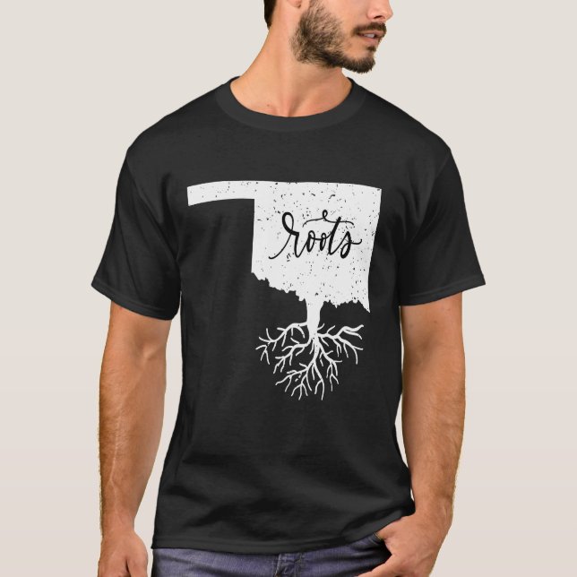 Camiseta Estado de Oklahoma Roots for Women Men Kids (Frente)