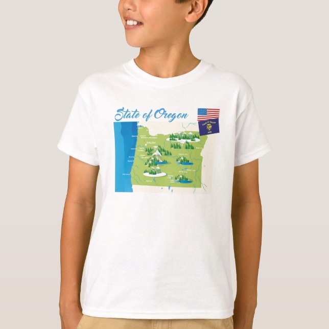 Camiseta Estado de Oregon (Frente)