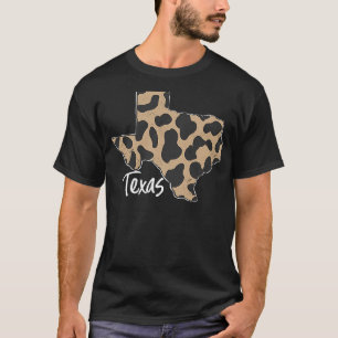 Camiseta Estado de origem da impressão sobre o leopardo em