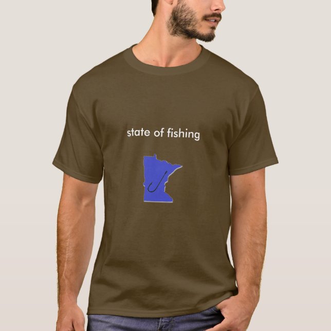 Camiseta estado de pesca (Frente)