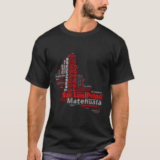 Camiseta Estado De San Luis Potosí México Ciudades Milícias