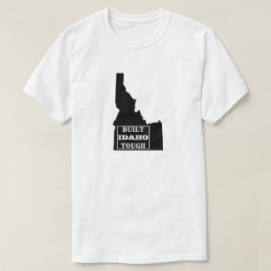 CAMISETA ESTADO DE TOUGH IDAHO CONSTRUÍDO