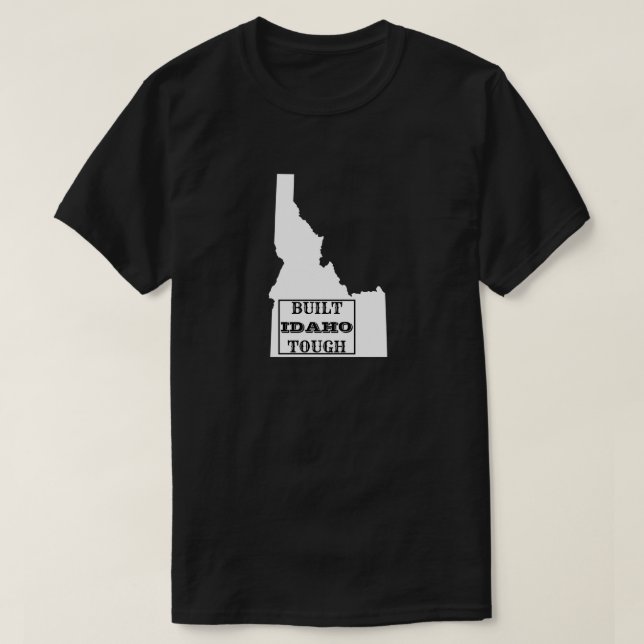 CAMISETA ESTADO DE TOUGH IDAHO CONSTRUÍDO (Frente do Design)