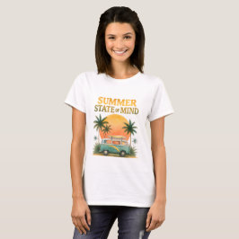 Camiseta Estado de Verão do diafragma mental