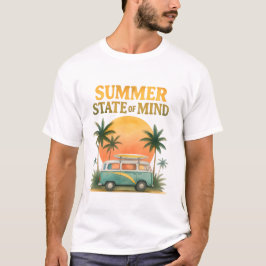 Camiseta Estado de Verão do diafragma mental