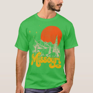 Camiseta Estado de Vintage, Meio século do Missouri, afloro