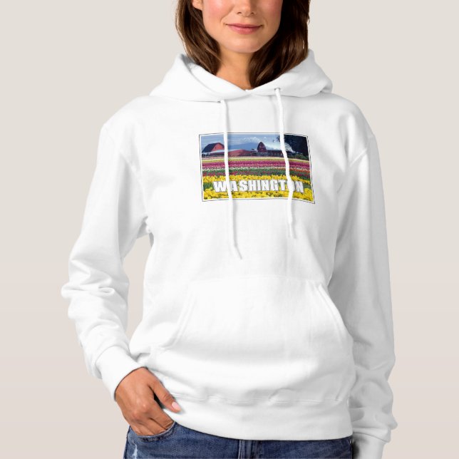Camiseta Estado de Washington | Campo de Tulipas (Frente)