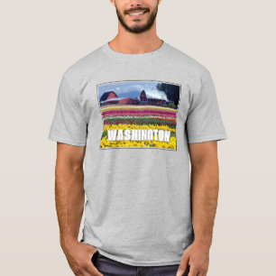Camiseta Estado de Washington Campo de Tulipas
