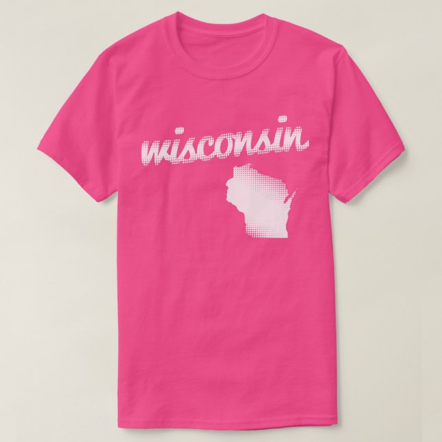 Camiseta Estado de Wisconsin (Frente do Design)