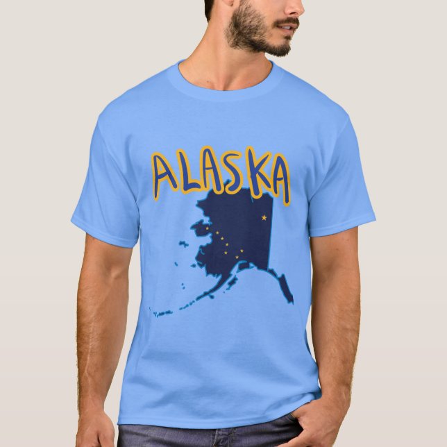 Camiseta Estado do Alasca 1 (Frente)