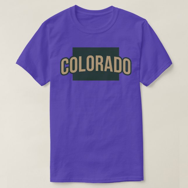 Camiseta Estado do Colorado (Frente do Design)