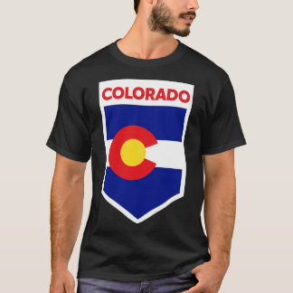 Camiseta Estado do Colorado Flag Emblem