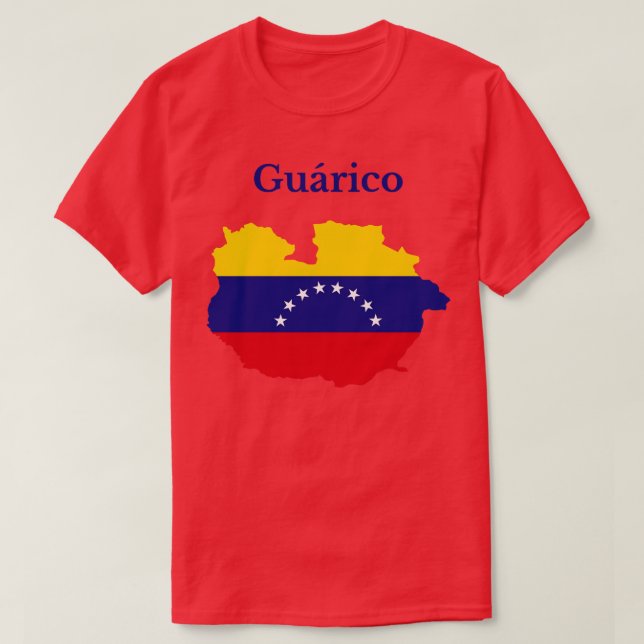 Camiseta Estado do Guarico Venezuela (Frente do Design)
