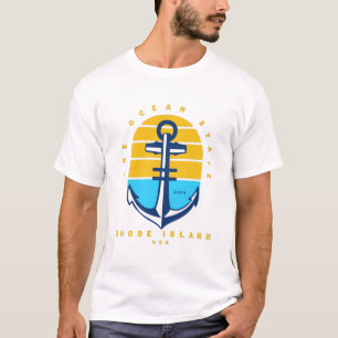 Camiseta Estado do Oceano Rhode Island